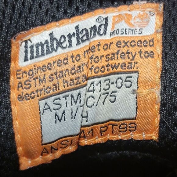 Timberland Pro Series Men’s Size 9 M Safety Toe Work Boots ASTM F2413-05 Brown - Picture 9 of 9